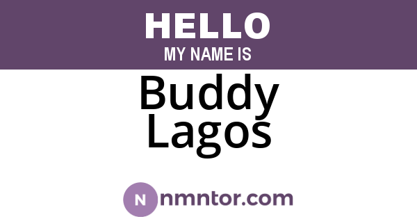 Buddy Lagos
