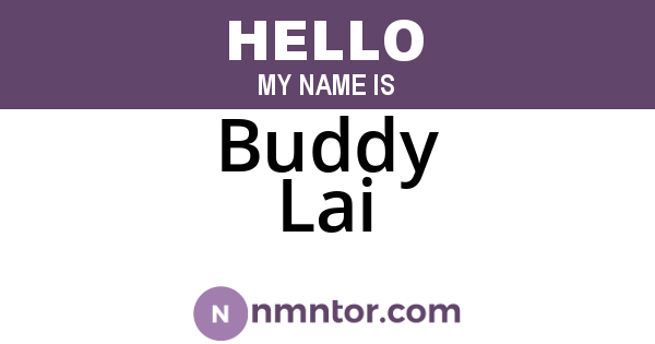 Buddy Lai