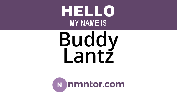 Buddy Lantz