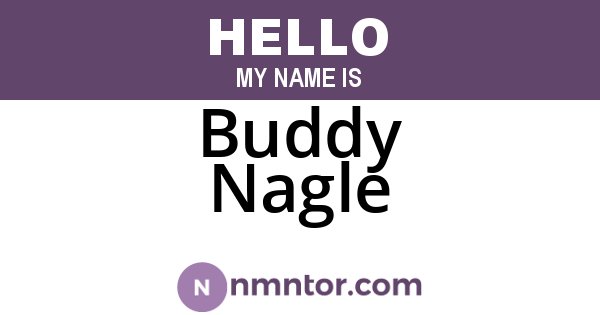 Buddy Nagle