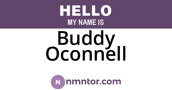 Buddy Oconnell