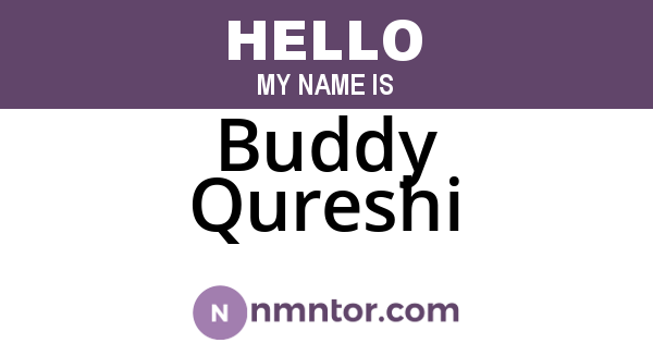 Buddy Qureshi