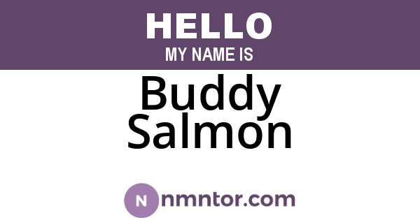 Buddy Salmon