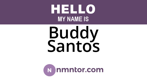 Buddy Santos