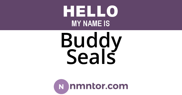 Buddy Seals