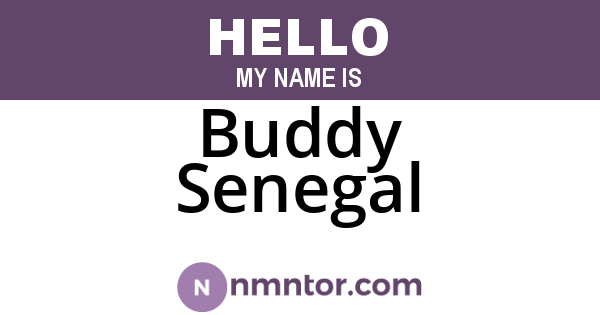 Buddy Senegal
