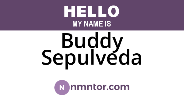 Buddy Sepulveda