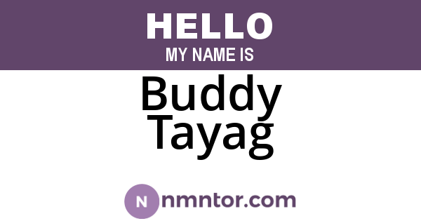 Buddy Tayag