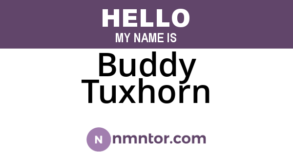 Buddy Tuxhorn