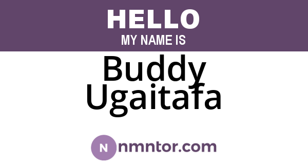 Buddy Ugaitafa
