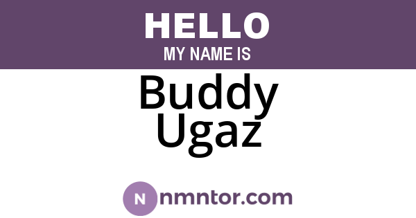 Buddy Ugaz