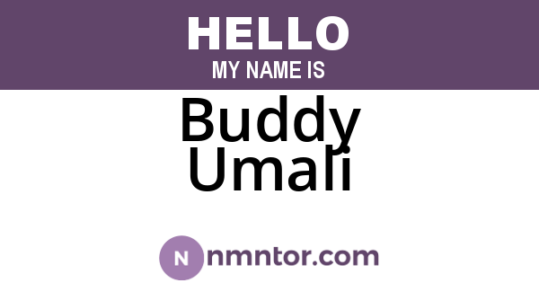 Buddy Umali