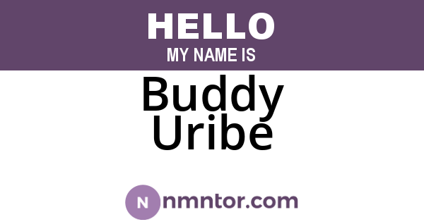 Buddy Uribe