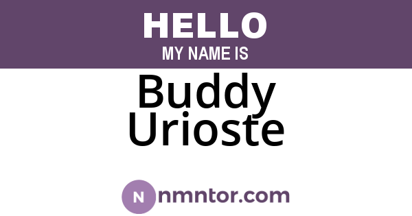 Buddy Urioste