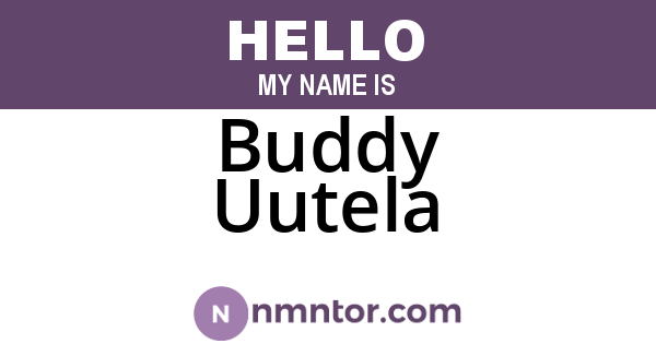 Buddy Uutela