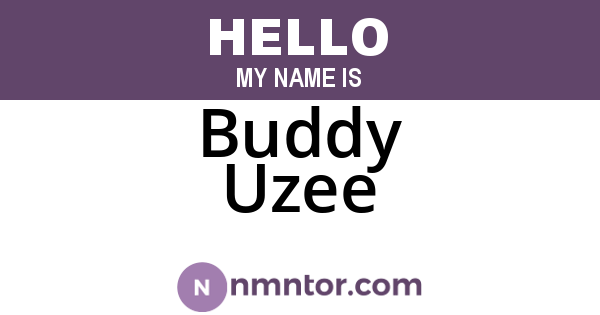 Buddy Uzee
