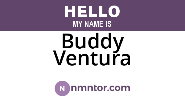 Buddy Ventura