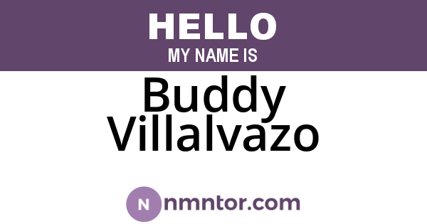 Buddy Villalvazo