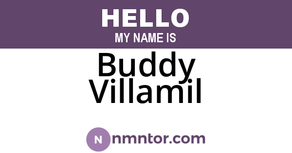 Buddy Villamil