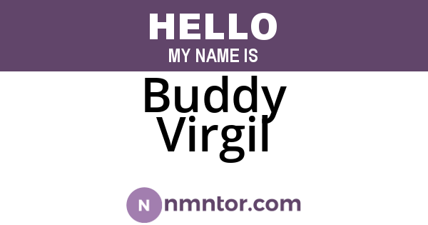 Buddy Virgil