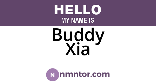 Buddy Xia