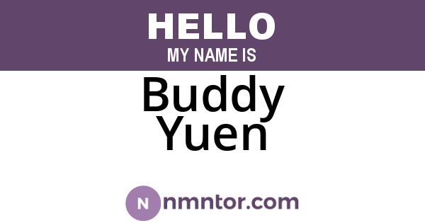 Buddy Yuen