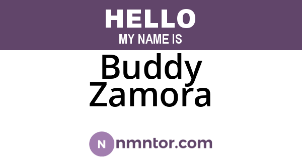 Buddy Zamora