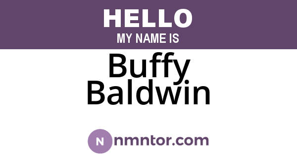 Buffy Baldwin