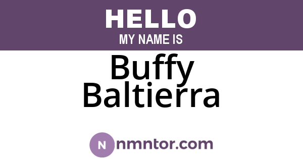 Buffy Baltierra