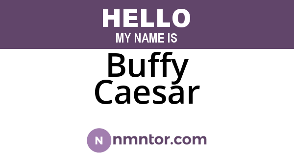 Buffy Caesar