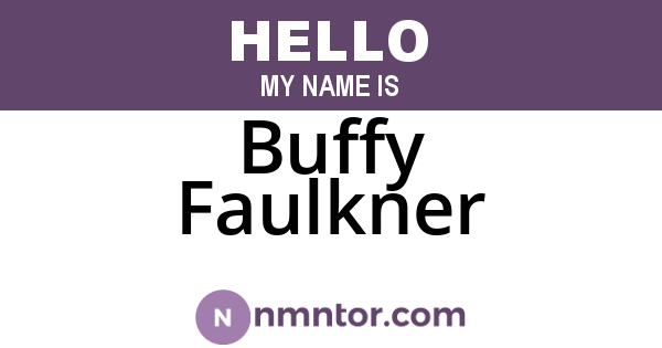 Buffy Faulkner