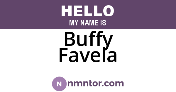 Buffy Favela