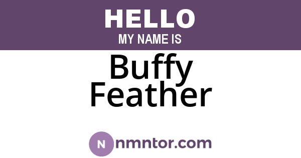 Buffy Feather