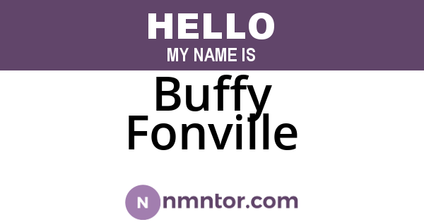 Buffy Fonville