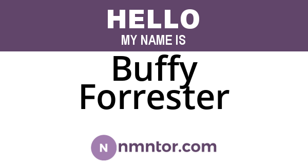 Buffy Forrester