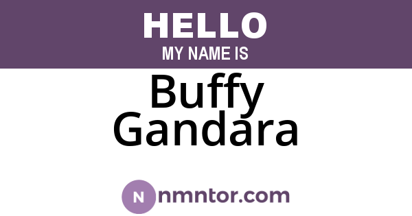 Buffy Gandara