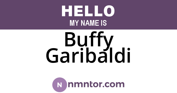 Buffy Garibaldi