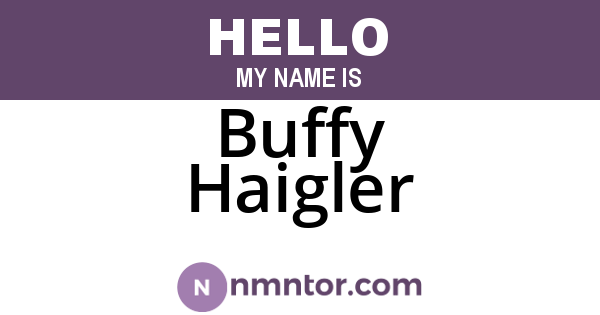 Buffy Haigler