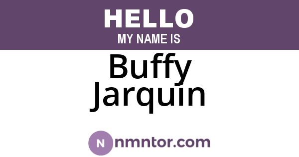 Buffy Jarquin