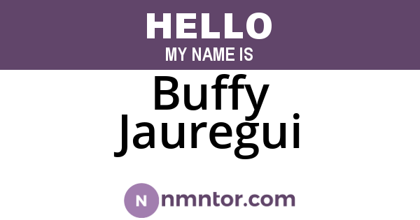 Buffy Jauregui