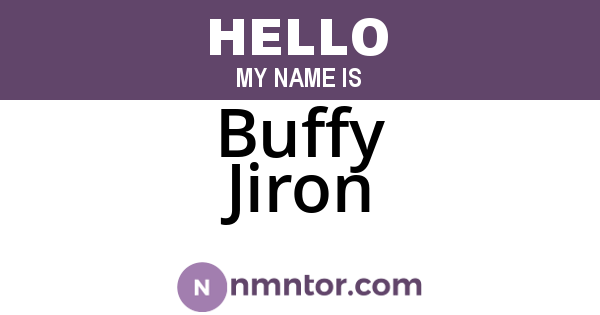 Buffy Jiron