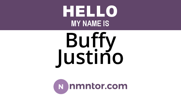 Buffy Justino