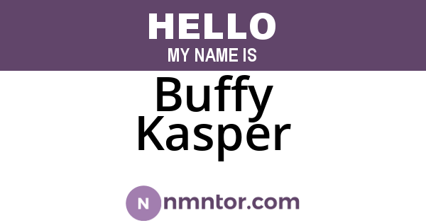 Buffy Kasper