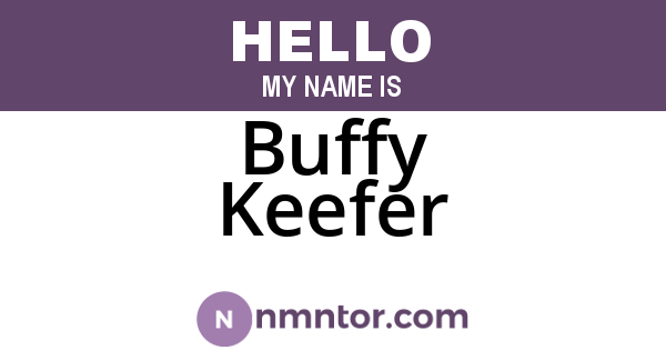 Buffy Keefer
