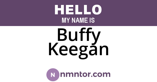 Buffy Keegan