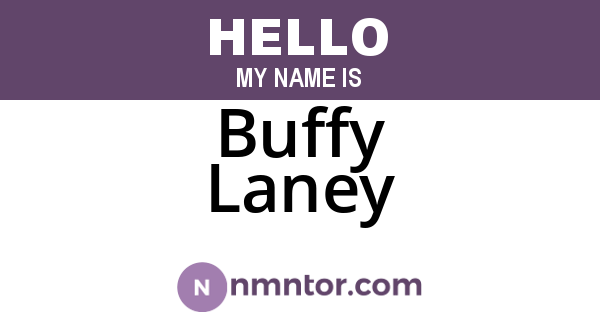 Buffy Laney