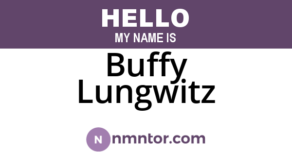 Buffy Lungwitz