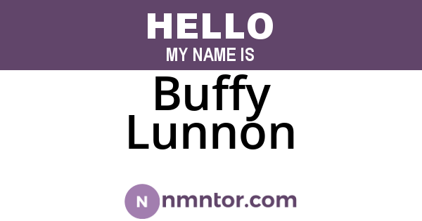 Buffy Lunnon