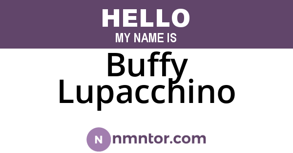 Buffy Lupacchino