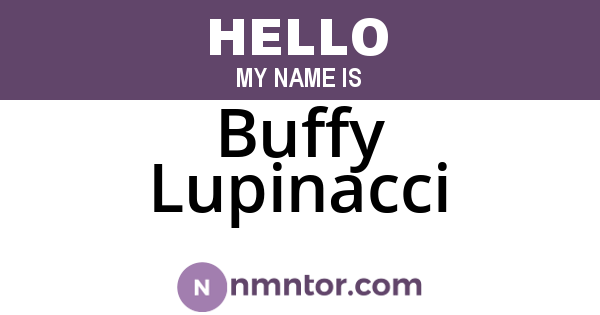 Buffy Lupinacci